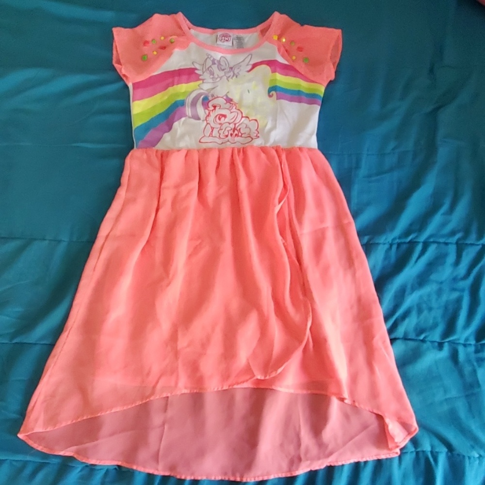 My Little Pony Girls Dress Neon size L